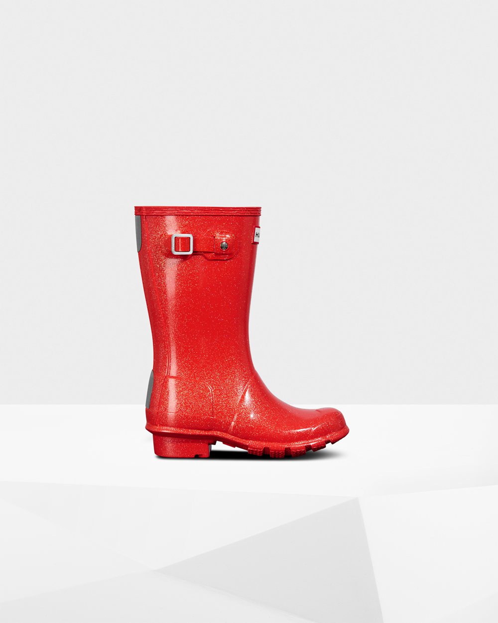 Hunter Original Big Starcloud Rain Boots - Shop Online Kids Orange Red - RXHKID935